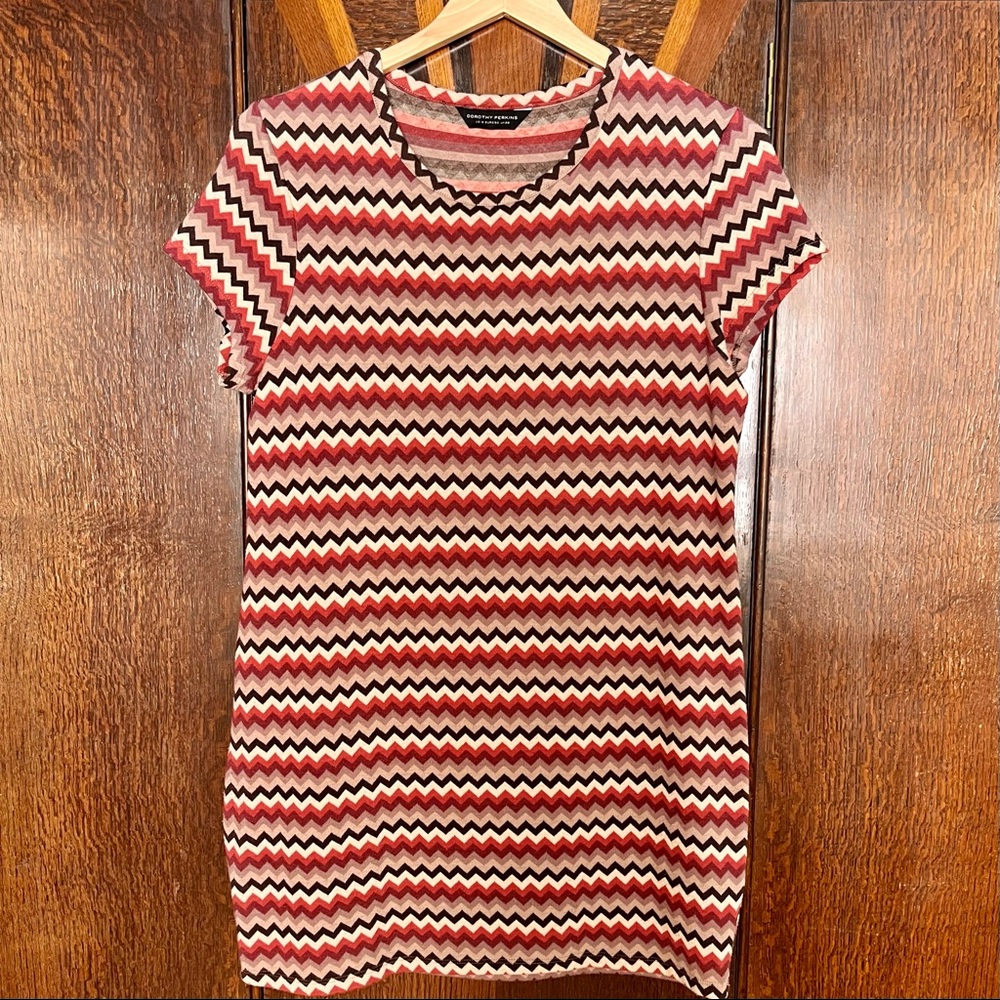 Missoni-style Dress in Earth Tones, size 18